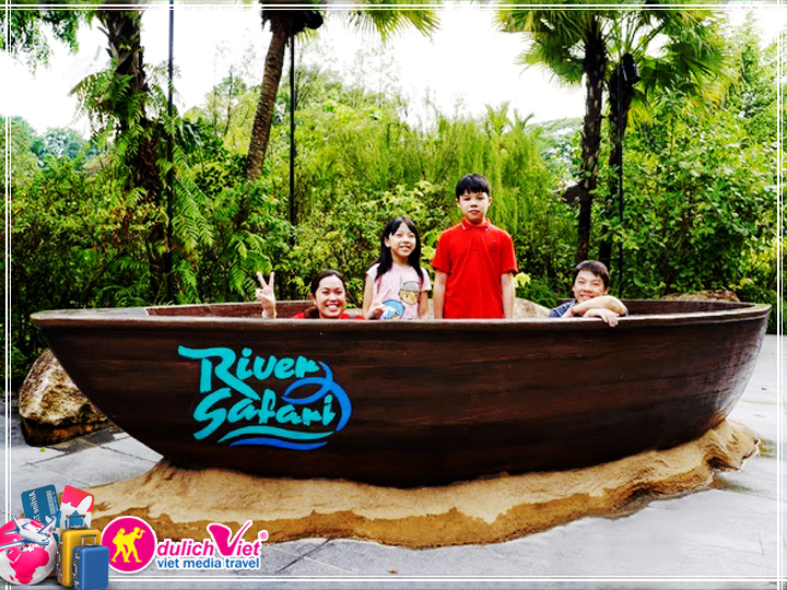 Vé tham quan Singapore River Safari (Include Boat Ride) giá tốt 2017